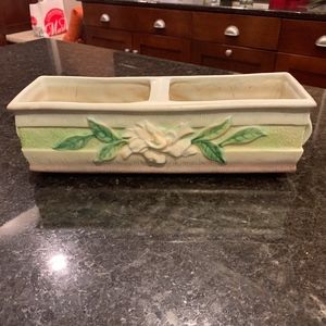 Vintage Rosehill Pottery Gardenia Window Planter